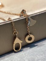 【Valerone Jewelry】DREAM MOP DIAMOND PAVED PINK GOLD NECKLACE - Image 6