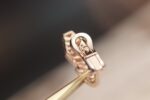 【Valeron Jewelry】SERPENT PINK GOLD DIAMOND EARRINGS - Image 5