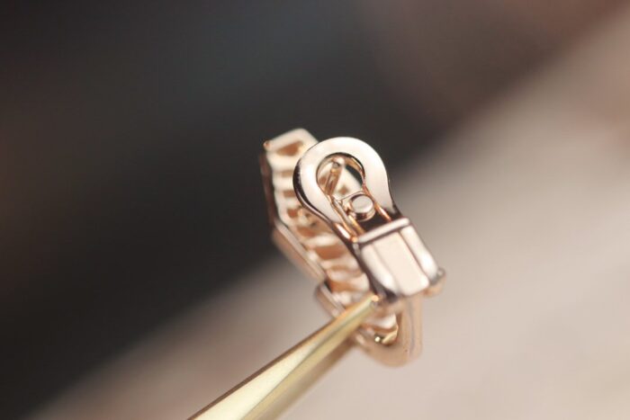 【Valeron Jewelry】SERPENT PINK GOLD DIAMOND EARRINGS - Image 5