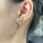 【Valeron Jewelry】SERPENT DIAMOND STUD EARRINGS