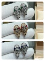 【Valeron Jewelry】SERPENT DIAMOND STUD EARRINGS - Image 7