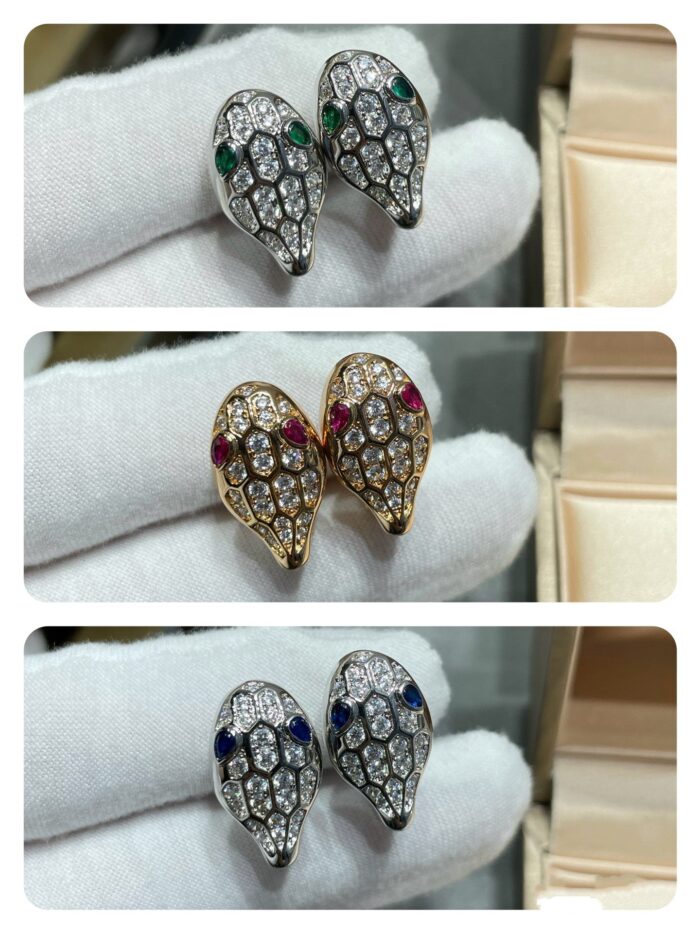 【Valeron Jewelry】SERPENT DIAMOND STUD EARRINGS - Image 7
