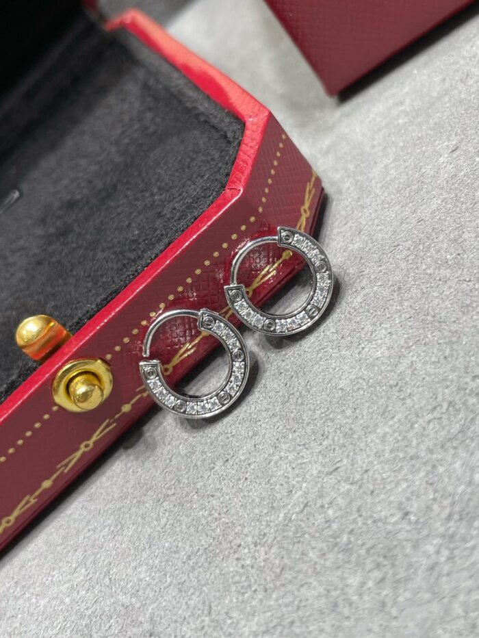 【Valeron Jewelry】LOVE DIAMOND EARRINGS - Image 8