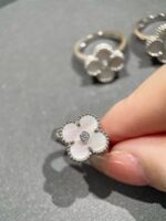 【Valeron Jewelry】CLOVER SILVER MOP DIAMOND RING - Image 3