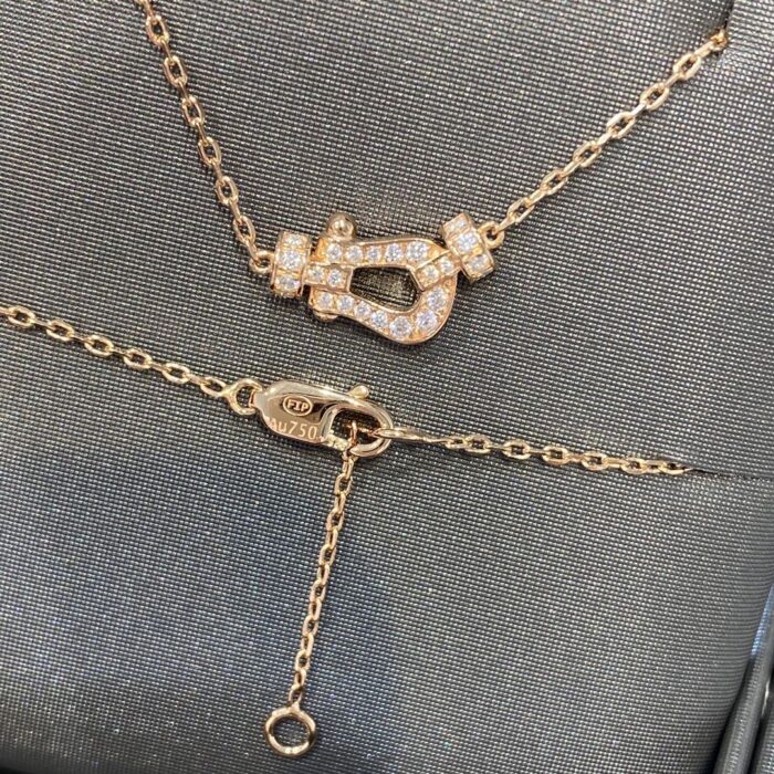 【Valleron Jewelry】FORCE 10 DIAMOND PINK GOLD NECKLACE MINI MODEL - Image 4