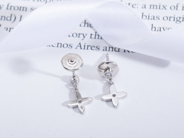 【Valeron Jewelry】VIDYLLE SILVER DIAMOND MINI DROP EARRINGS - Image 4