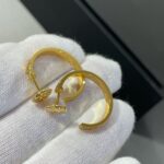 【Valeron Jewelry】LOVE DIAMOND GOLD HOOP EARRINGS - Image 4