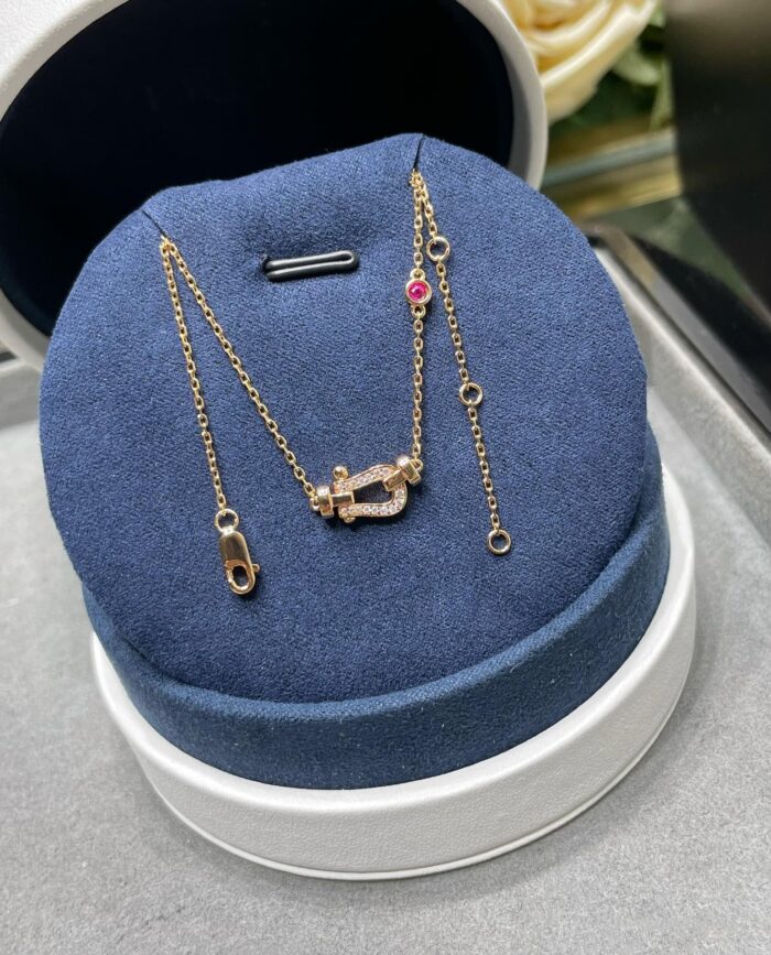 【Valleron Jewelry】FORCE 10 DIAMOND PINK GOLD NECKLACE - Image 4