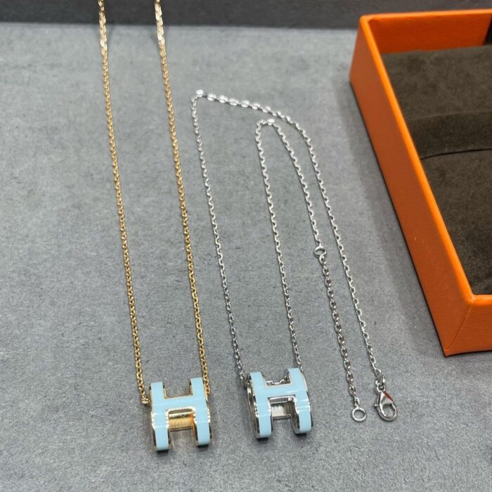 【Valleron Jewelry】POP H SKY BLUE NECKLACE - Image 1