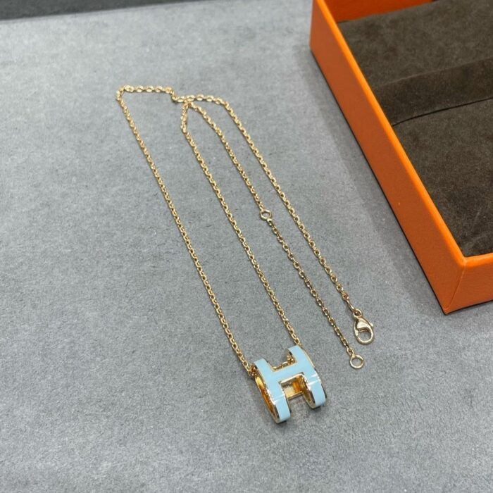 【Valleron Jewelry】POP H SKY BLUE NECKLACE - Image 1