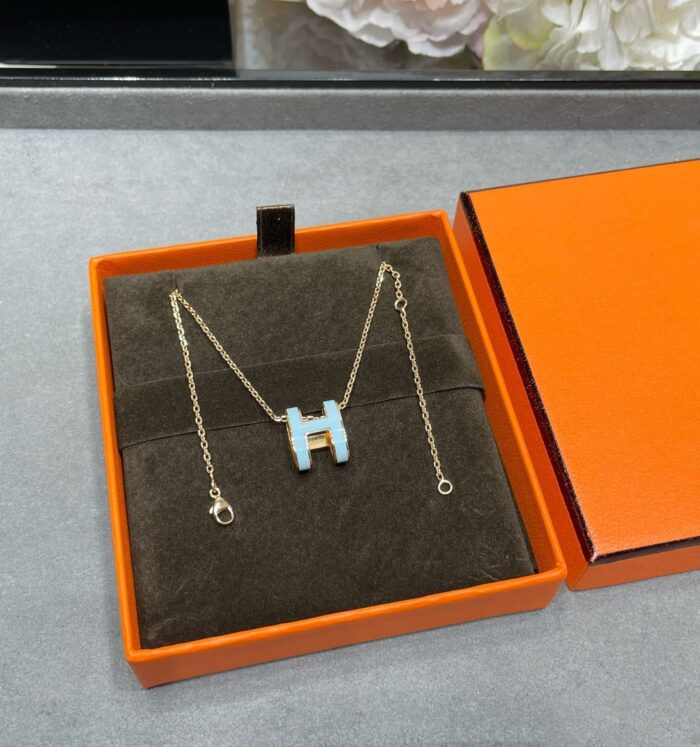 【Valleron Jewelry】POP H SKY BLUE NECKLACE - Image 8
