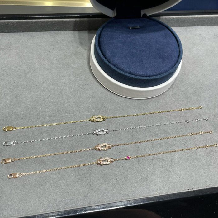 【Valeron Jewelry】FORCE 10 DIAMOND CHAIN LINK PINK GOLD BRACELET - Image 5