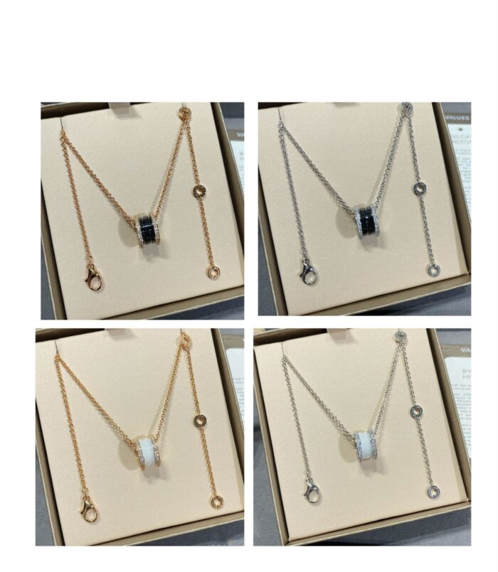 【Valerone Jewelry】ZERO 1 DIAMOND CERAMIC NECKLACE - Image 6