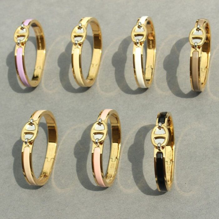 【Valeron Jewelry】CLIC CHAINE GOLD BRACELET - Image 1