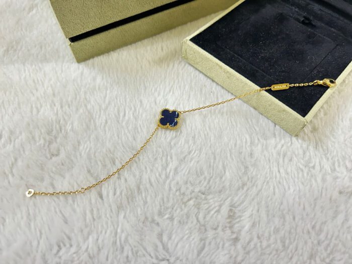 【Valleron Jewelry】CLOVER 1 MOTIF PIETERSITE BRACELET - Image 2