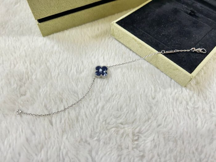 【Valleron Jewelry】CLOVER 1 MOTIF PIETERSITE BRACELET - Image 4