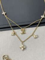 【Valleron Jewelry】FLOWERGRAM GOLD MOP DOUBLE ROW NECKLACE - Image 2