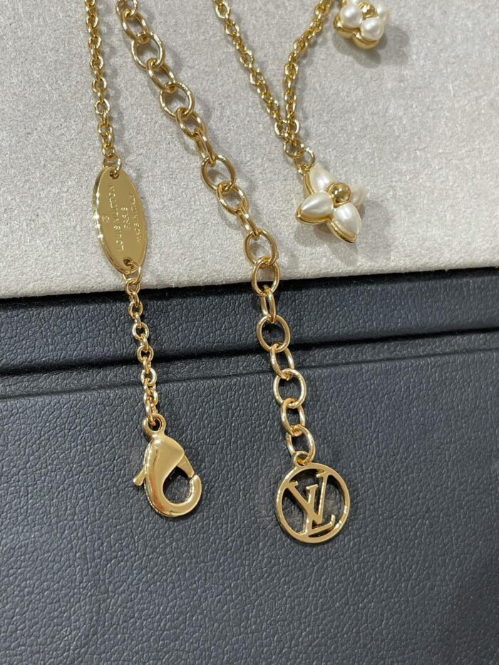 【Valleron Jewelry】FLOWERGRAM GOLD MOP DOUBLE ROW NECKLACE - Image 5
