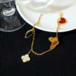 【Valeron Jewelry】LUCKY SPRING 5 MOTIF GOLD BRACELET - Image 4
