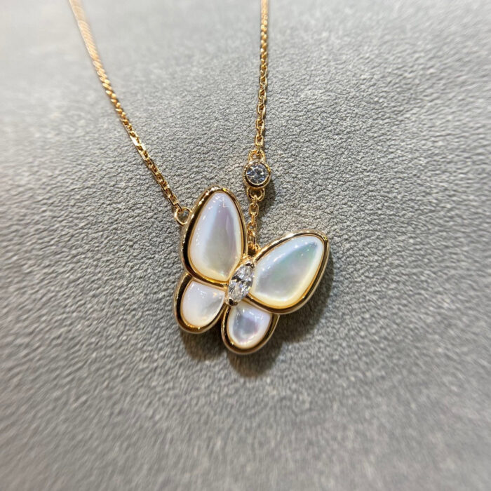 【Valleron Jewelry】BUTTERFLY MOP DIAMOND NECKLACE - Image 2