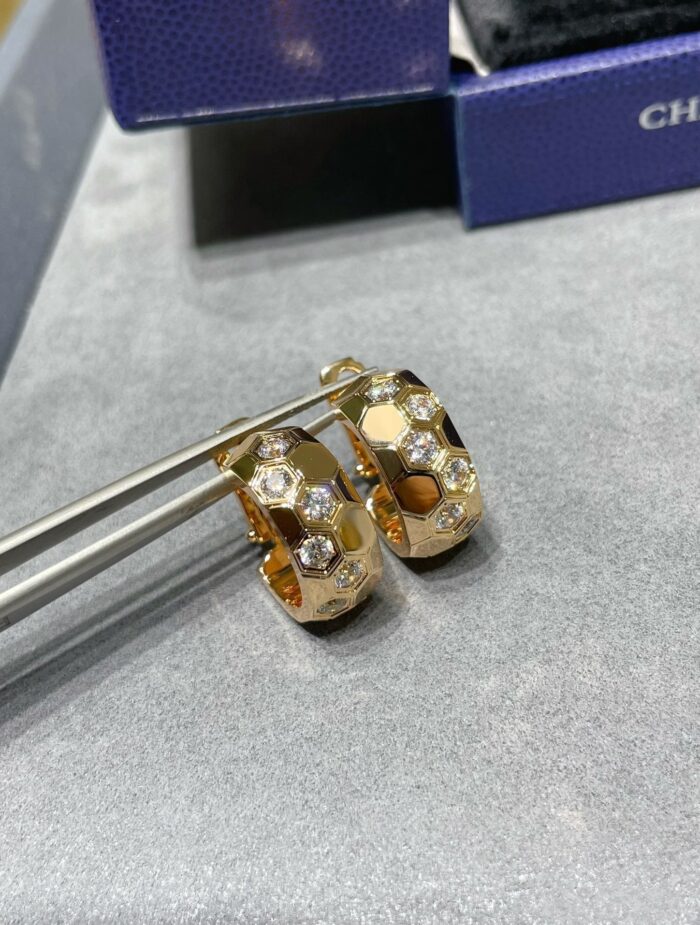 【Valleron Jewelry】BEE LOVE DIAMOND HOOP EARRINGS - Image 6