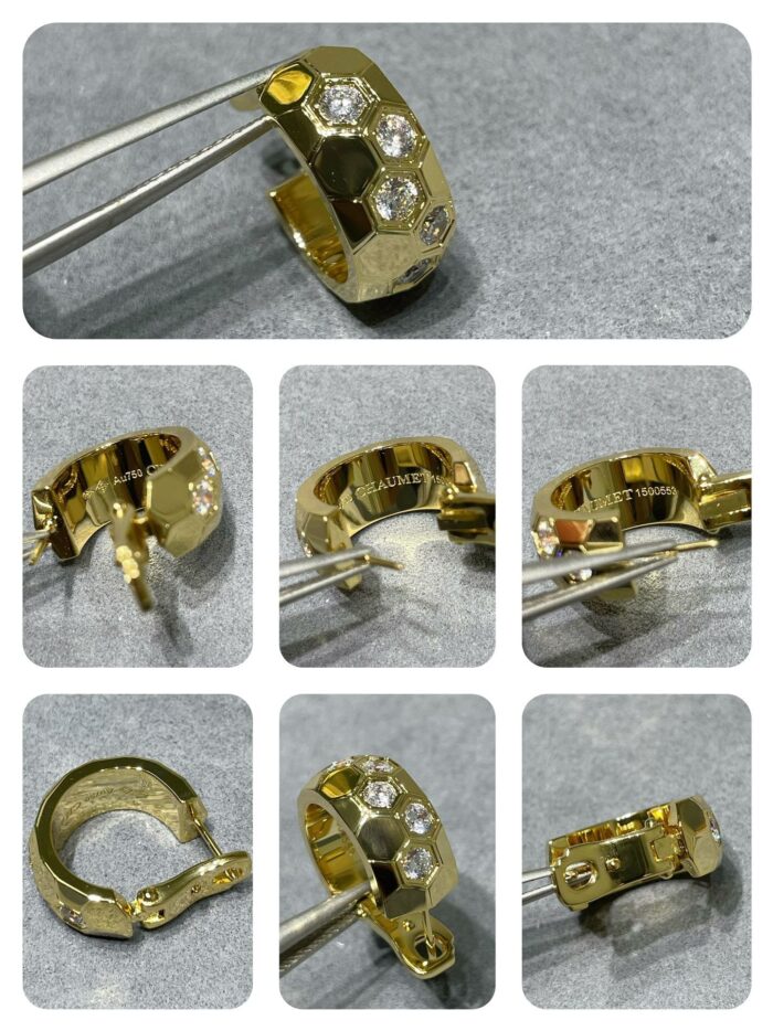 【Valleron Jewelry】BEE LOVE DIAMOND HOOP EARRINGS - Image 7