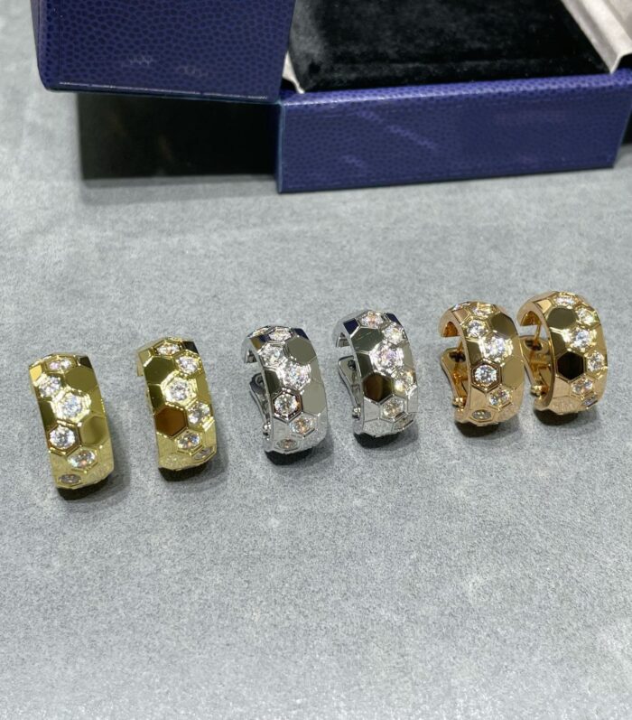 【Valleron Jewelry】BEE LOVE DIAMOND HOOP EARRINGS - Image 9