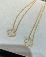 【Valeron Jewelry】CLOVER ROCK CRYSTAL ROSE GOLD NECKLACE - Image 5