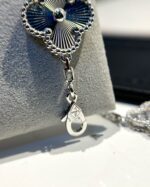 【Valleron Jewelry】CLOVER 5 MOTIF SILVER DIAMOND BRACELET - Image 9