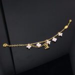 【Valleron Jewelry】LOGO 6 MOTIF STAR AND SUN GOLD BRACELET - Image 4