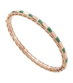 【Valeron Jewelry】SERPENTI BRACELET PINK GOLD MALACHITE - Image 2