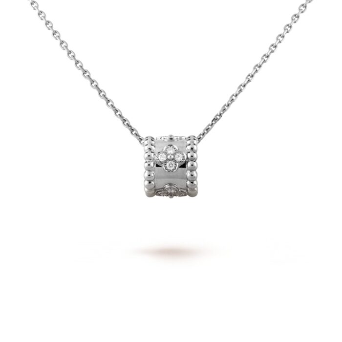 【Valleron Jewelry】PERLEE PEDANT SIVLER DIAMOND NECKLACE - Image 1