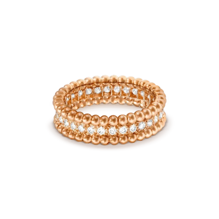 【Valeron Jewelry】PERLEE DIAMOND ROSE GOLD RING - Image 1