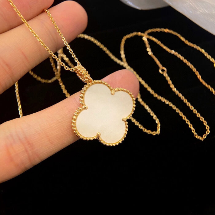 【Valleron Jewelry】CLOVER 25MM MOP LARGE PENDANT NECKLACE - Image 7