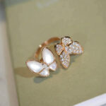【Valeron Jewelry】TWIN BUTTERFLY DIAMOND MOP RING - Image 3