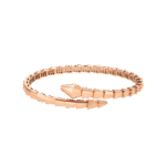 【Valeron Jewelry】SERPENTI VIPER PINK GOLD BRACELET - Image 2