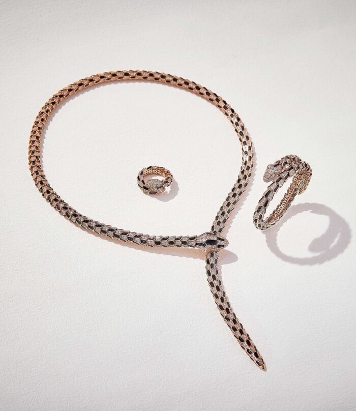 【Valerone Jewelry】High-End Bespoke Black Onyx Serpent Necklace - Image 2