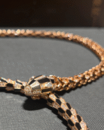 【Valerone Jewelry】High-End Bespoke Black Onyx Serpent Necklace - Image 7