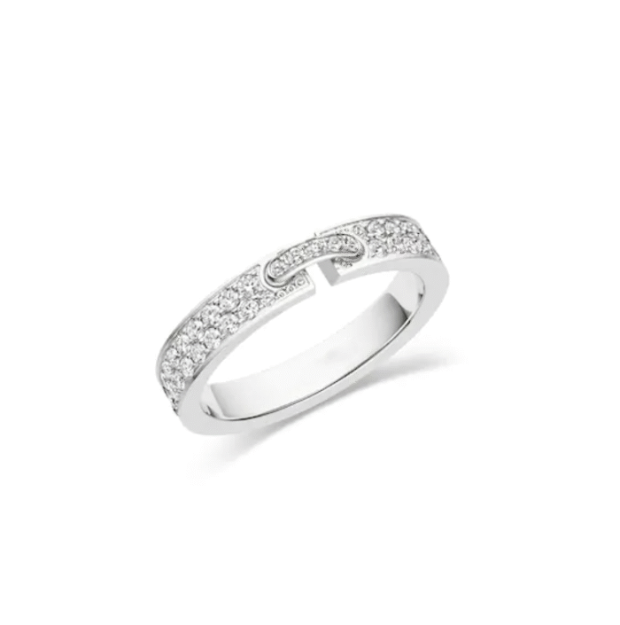 【Valeron Jewelry】ALLIANCE LIENS VIDENCE PAVED DIAMOND 4MM RING - Image 3