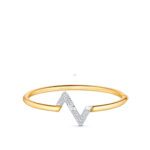 【Valleron Jewelry】VOLTE UPSITE DOWN GOLD DIAMOND BRACELET - Image 2