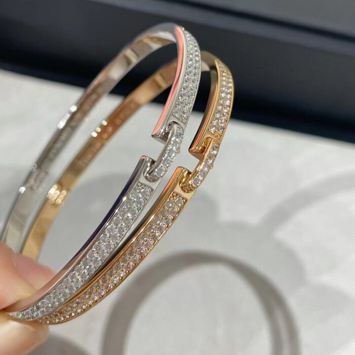 【Valleron Jewelry】LIENS VIDENCE DIAMOND PAVED BRACELET - Image 4