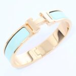【Valeron Jewelry】H LIGHT BLUE BRACELET - Image 2