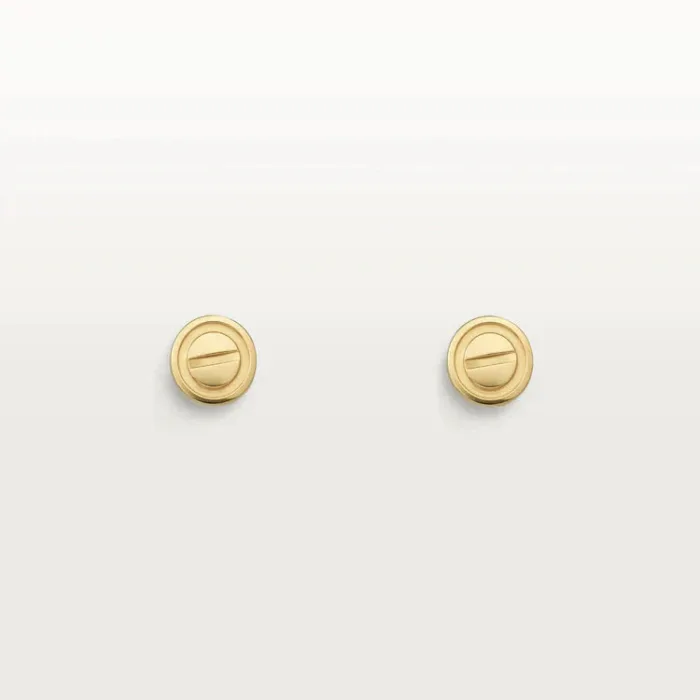 【Valeron Jewelry】LOVE EARRINGS GOLD 10MM - Image 2