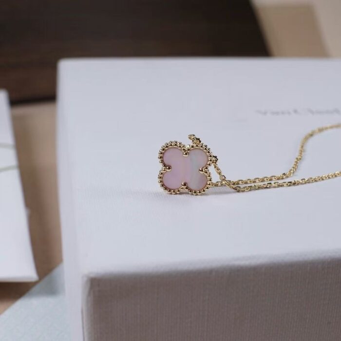 【Valleron Jewelry】CLOVER MINI 9.5mm Pink Necklace - Image 14