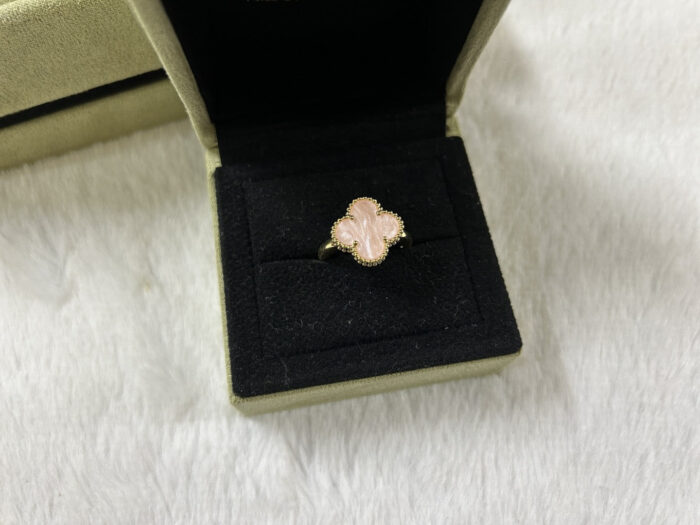 【Valeron Jewelry】Pink Clover Ring - Image 10