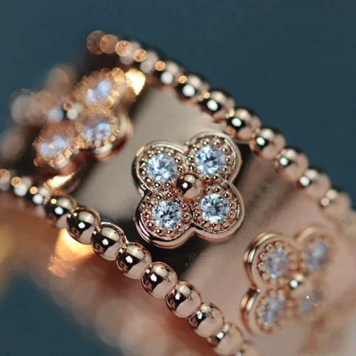 【Valeron Jewelry】CLOVER KALEIDOSCOPE RING 10MM - Image 8