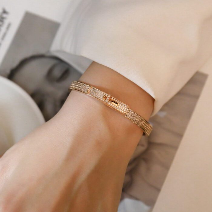 【Valerone Jewelry】KELLY BRACELET DIAMOND PAVED - Image 11