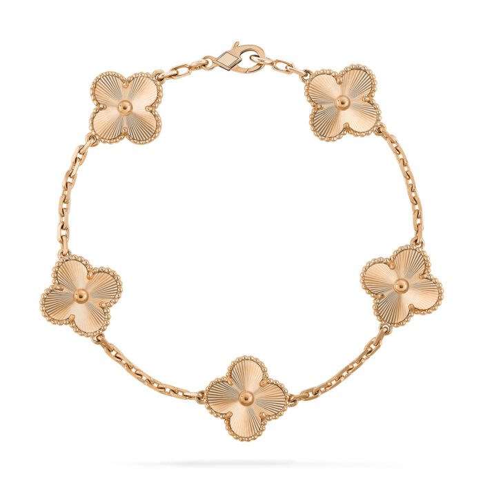 【Valleron Jewelry】CLOVER 5 FLOWERS LASER BRACELET - Image 2