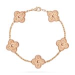 【Valleron Jewelry】CLOVER 5 MOTIFS BRONZING BRACELET - Image 2