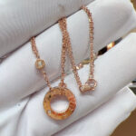 【Valleron Jewelry】LOVE NECKLACE 16MM 2 DIAMONDS - Image 6